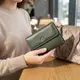 Женский кошелек среднего размера из натуральной кожи ST Leather 23074 Зеленый