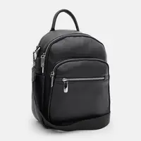 Шкіряний жіночий рюкзак Keizer K18123bl-black