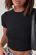 Трикотажна футболка Massimo Dutti - чорний цвет, L