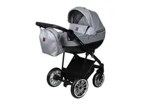 Детская коляска 2 в 1 Angelina Kapris Luxury серая color 12
