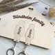 Деревянная ключница на два брелка с индивидуальной гравировкой