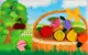 Развивающая игра из фетра "Фрукты"
