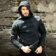 Тактическая флисовая кофта Han-Wild HW021 Black XL мужская утепленная с подкладкой и карманами на рукавах