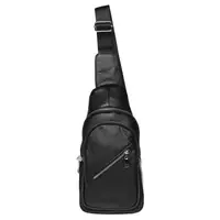 Шкіряний чоловічий рюкзак Borsa Leather k16603-black