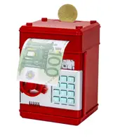 Электронная копилка-сейф Number Bank "Safe". Red (1511-1)