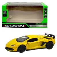 Уценка. Машинка металева "АВТОПРОМ Lamborghini Aventador" (ЖОВТА) - ПОШКОДЖЕНА УПАКОВКА