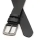 Широкий Мужской кожаный ремень 4,5 см V1125GX22-black