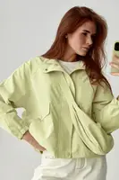 Жіноча вітровка у комплекті з бананкою - салатовий цвет, ONE SIZE