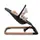 Кресло-качалка детская для новорожденного Kidwell LARO Black/Wooden / Шезлонг качалка для детей с игрушками