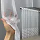 Готовая тюль (3х2,7м.) из ткани бамбук с вышивкой. Цвет белый. Код 1486т 40-400