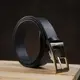 Ремень мужской Grande Pelle 11058 кожаный Синий