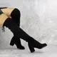 Ботфорты женские Fashion Parry 2150 40 размер 25,5 см Черный