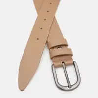 Жіночий ремінь шкіряний Borsa Leather 100v1genw106-caramel