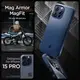Чехол Spigen для iPhone 15 Pro - Mag Armor (совместим с MagSafe), Navy Blue (ACS06737)