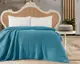 Zeynep petrol вязаный акриловый плед. Romeo Home Турция.