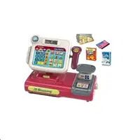 Игровой набор "Кассовый аппарат". Подсветка сканера, калькулятор. Multicolor (133647)