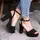 Женские босоножки Fashion Sadie 3042 40 размер 25 см Черный