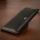 Горизонтальный тонкий кошелек из кожи унисекс ST Leather 19324 Черный