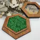 Свадебная коробочка для обручальных колец с принтом Кортадерия, именами молодоженов и датой на заказ