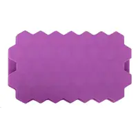 Силіконова форма для льоду CUMENSS Стільники Purple ємність для зберігання