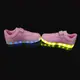 Кроссовки светящиеся детские Pink W20