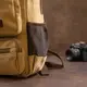 Рюкзак текстильный дорожный унисекс на два отделения Vintage 20616 Бежевый