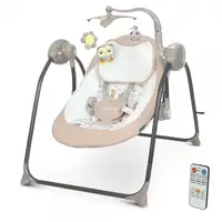 Кресло-качалка El Camino Teddy ME-1075-Beige-Linen бежевое