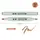Маркер спиртовой Santi Brush SA-101 390908 охра желтая