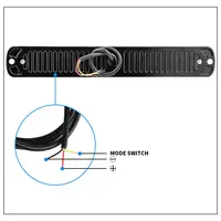 Дополнительная светодиодная фара DXZ I-BS-C-12LED 36W Yellow 6500k 19*2.8 см IPX-4 свет для авто