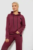 Спортивний костюм жіночий двонитка, колір сливовий, 214R1419-004