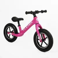 Детский велобег Corso FL-668-23 колеса 12" надувные нейлоновая рама. Pink (192201)