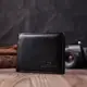 Удобное мужское портмоне из натуральной кожи ST Leather 22482 Черный