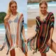 Туника пляжная. Сетка. Черная. от М до 4XL.
