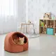 Будка для собак и котов Нежность коричневая   №2 410х420х375