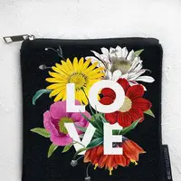 Косметичка квадратная Basic Love 16x16 см (KB_19M006_BL)