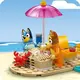 Конструктор LEGO Bluey Пляж и семейная поездка на автомобиле Блуи 133 детали (11202)