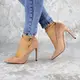 Туфли женские на каблуке Fashion Arun 2170 40 размер 25,5 см Розовый