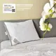 Подушка PRESENT с дышащим бортом ТМ IDEIA 50х70 см білий/сірий