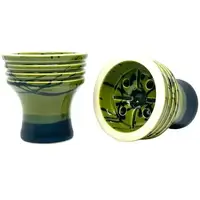 Глиняная чаша для кальяна Sweet Bowls Unika Glaze - Green