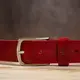 Ремень женский кожаный GRANDE PELLE 11262 Красный