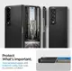 Чехол Spigen для Samsung Galaxy Z Fold 4 - AirSkin, Black (ACS05103)