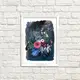 Постер в рамке Цветы 15x21 см (WMT5_ART038_WH)