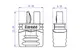 50 шт - Коннекторы AMASS T Plug Male