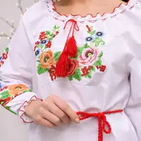 Жіноча блуза Красуня з вишивкою гладдю