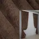 Комплект готовых штор из ткани лён. Цвет розовый. Код 1382ш 2.5 (2шт. 2,5х2,7м.)