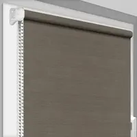 Рулонная штора Rolets Лён 1-7437-500 50x170 см открытого типа Мокрый асфальт