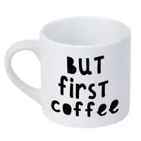 Кружка маленькая But first coffee 170 мл (KRD_20M039)
