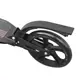 Двухколёсный самокат Scooter 888 Black для подростков складной с подножкой амортизатором