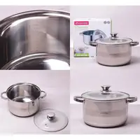 Каструля з кришкою Kamille KM-4524S 6.5 л 24 см