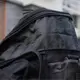 Велосипедная сумка на багажник с дождевиком  Korbi  30L черная
